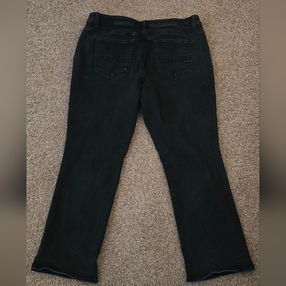 Maurices Black Straight Leg Jeans. 16w - Picture 2 of 7